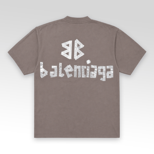 New Tape Type Oversized T-shirt