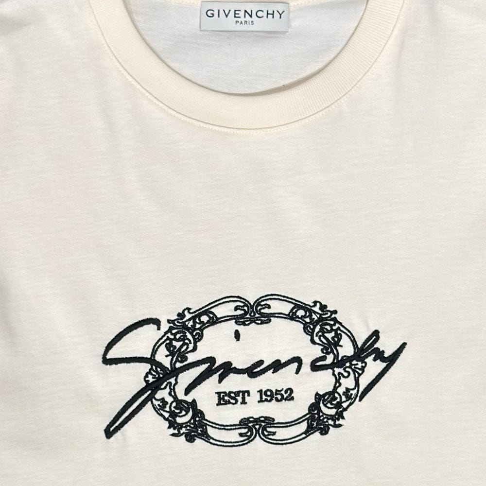 GIVENCHY Logo-embroidered Cotton T-shirt