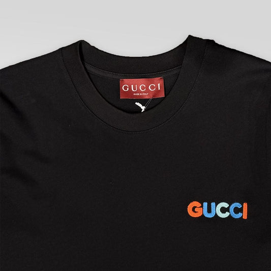 GUCCI Cotton T-shirt With Embroidery