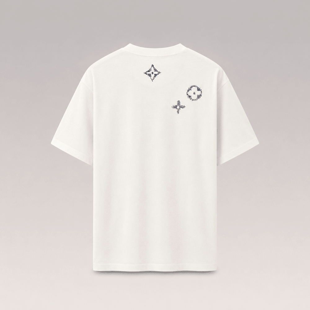 Embroidered Cotton T-Shirt
