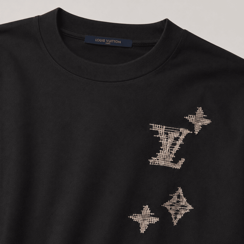 Embroidered Cotton T-Shirt