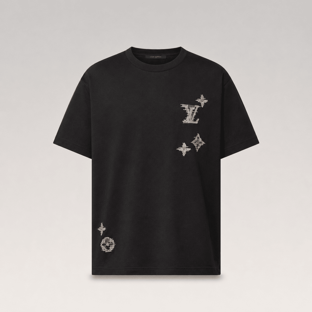 Embroidered Cotton T-Shirt