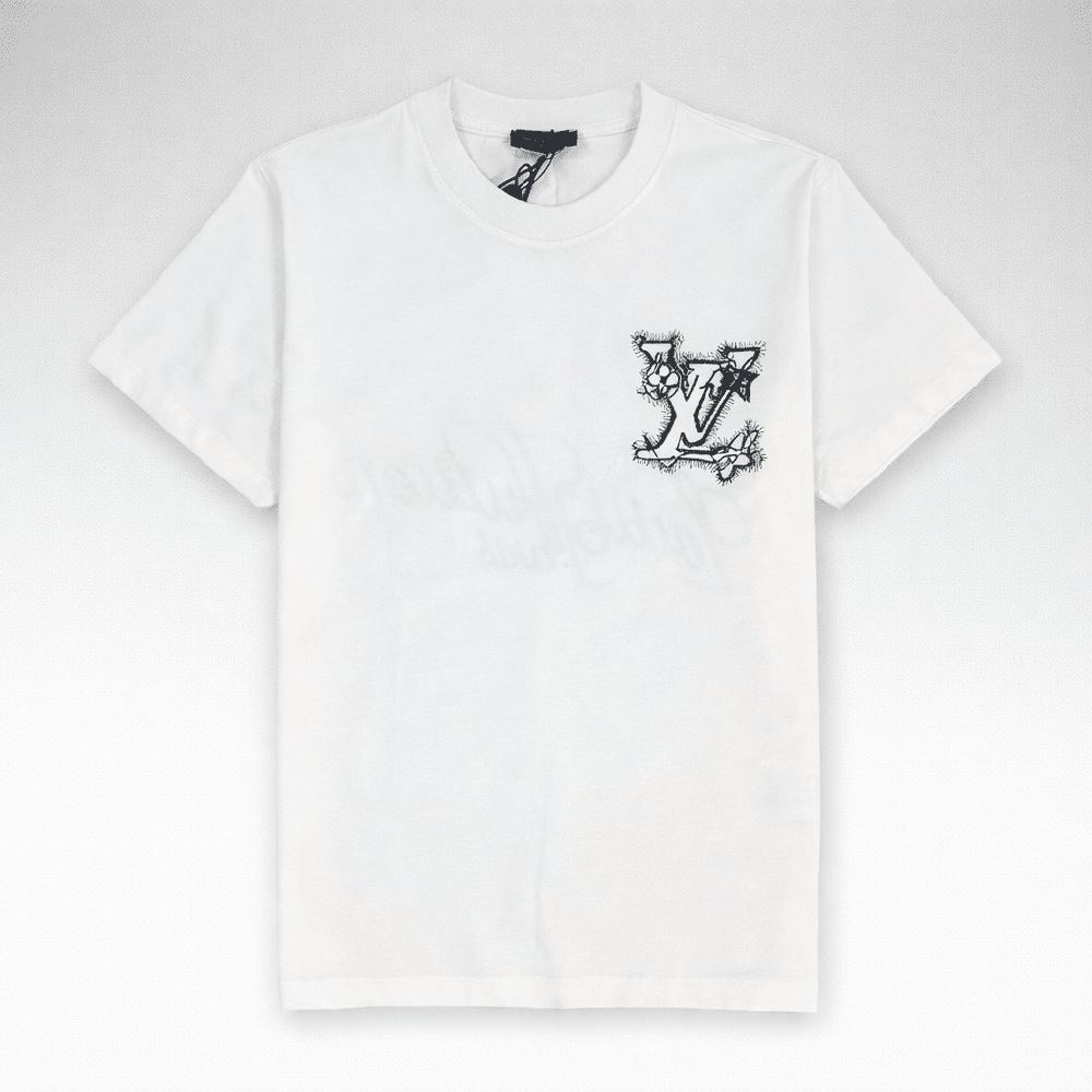 LV Print and Embroidered Signature T-Shirt