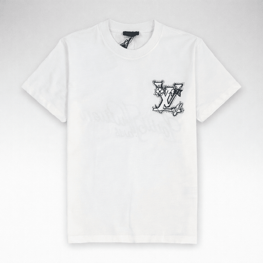 LV Print and Embroidered Signature T-Shirt