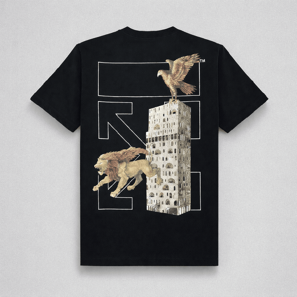 OFF-WHITE Graphic-Print Logo T-Shirt