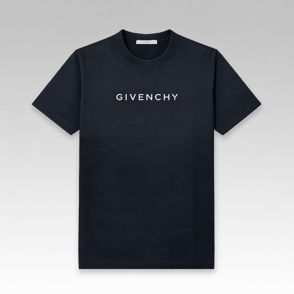 GIVENCHY Faded Effect T-Shirt With Embossed Logo