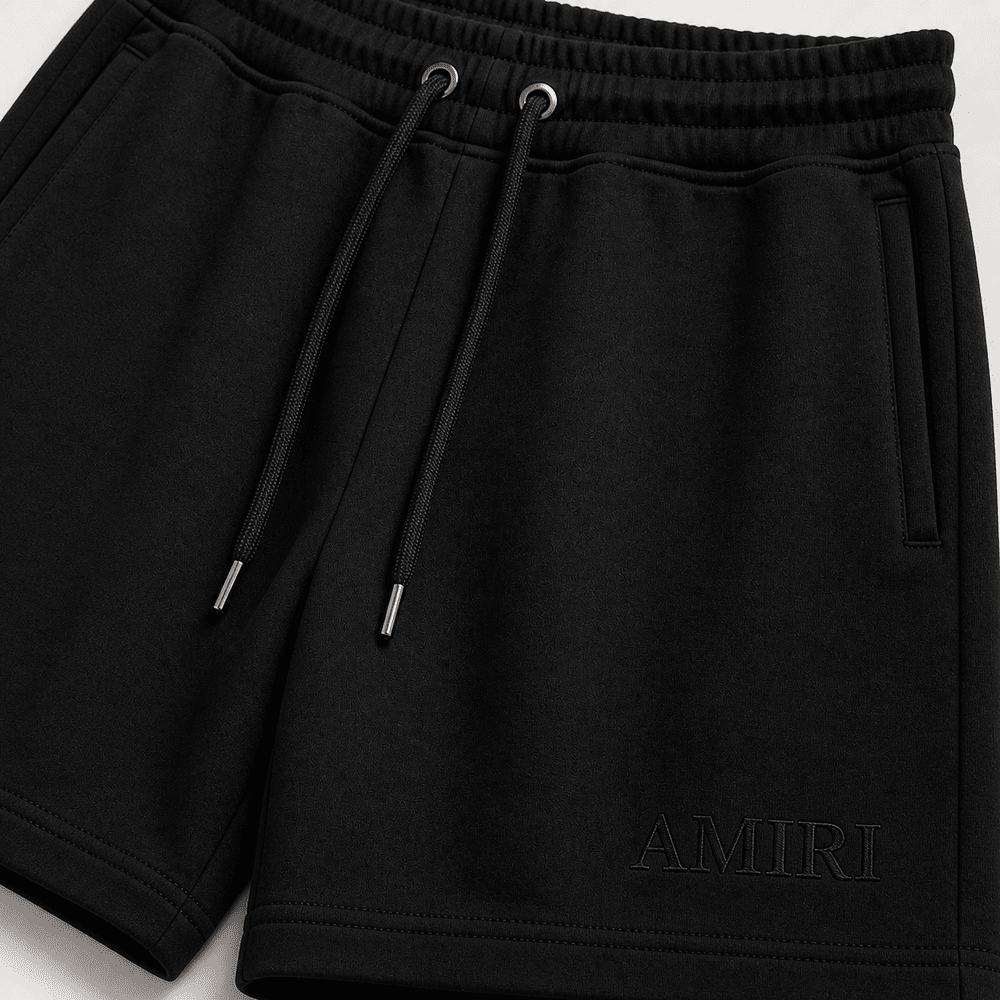 Embroidered Logo T-shirt Shorts Set