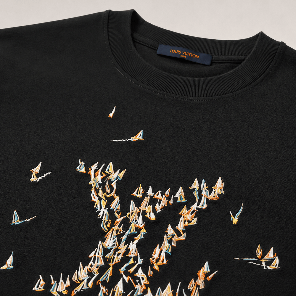 Embroidered Cotton T-Shirt