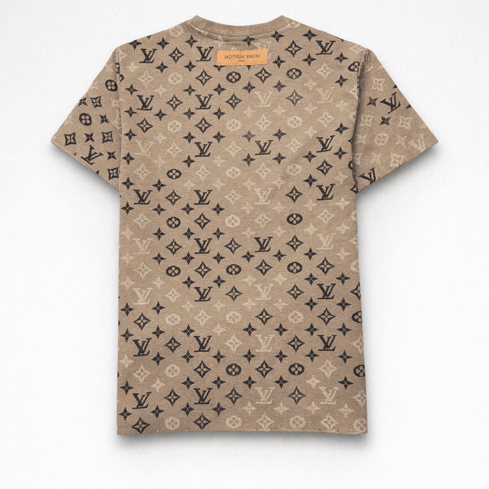 LV Monogram Jacquard Short-Sleeved T-Shirt