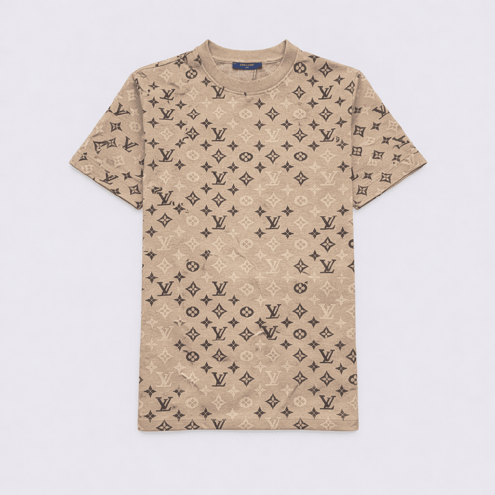 LV Monogram Jacquard Short-Sleeved T-Shirt