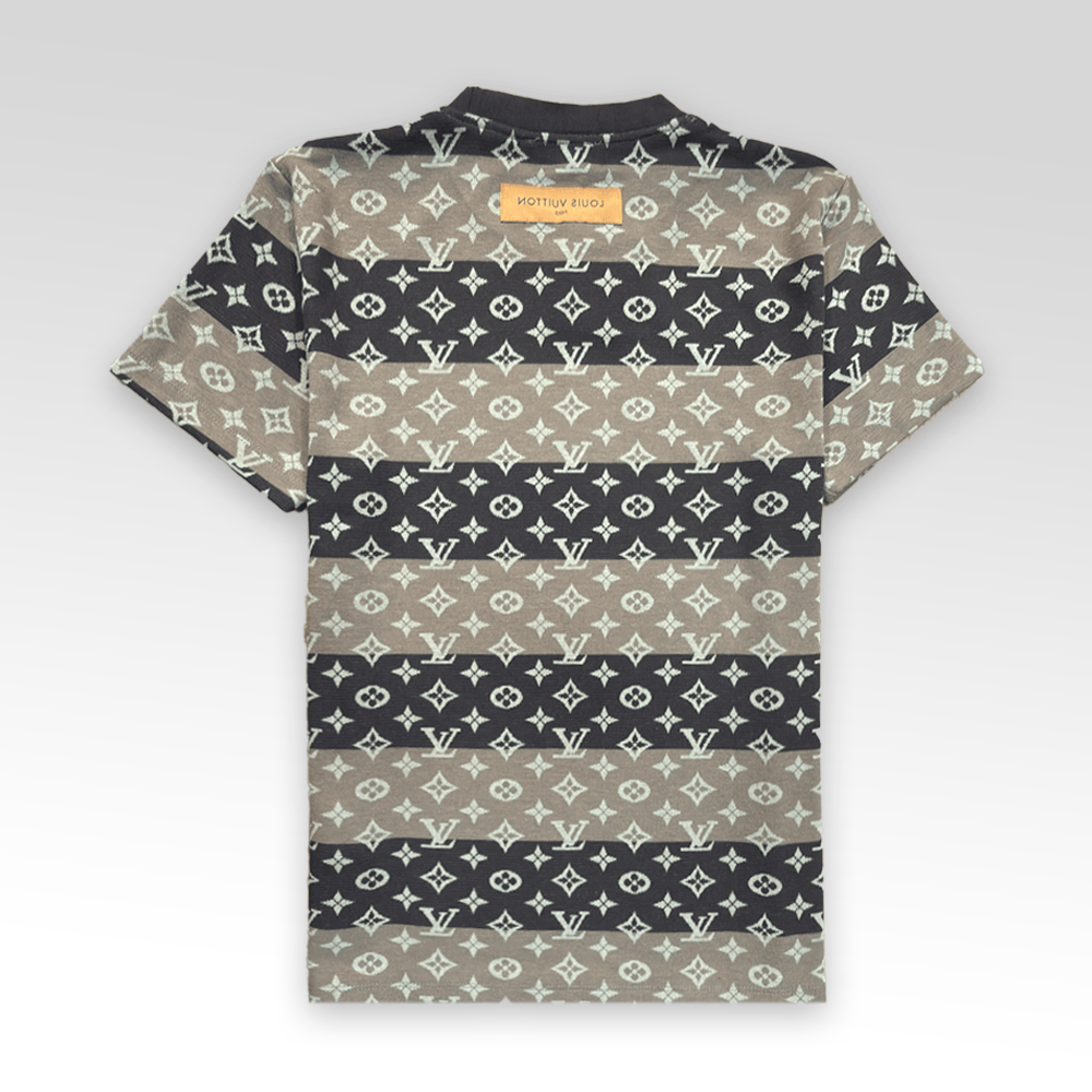 LV Monogram Jacquard Short-Sleeved T-Shirt