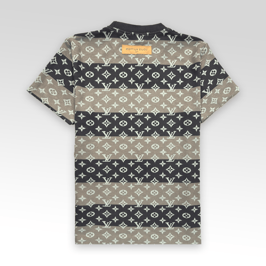 LV Monogram Jacquard Short-Sleeved T-Shirt