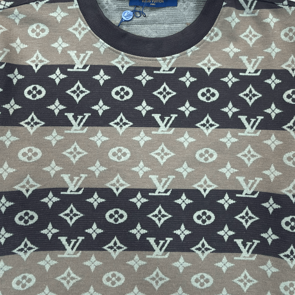 LV Monogram Jacquard Short-Sleeved T-Shirt