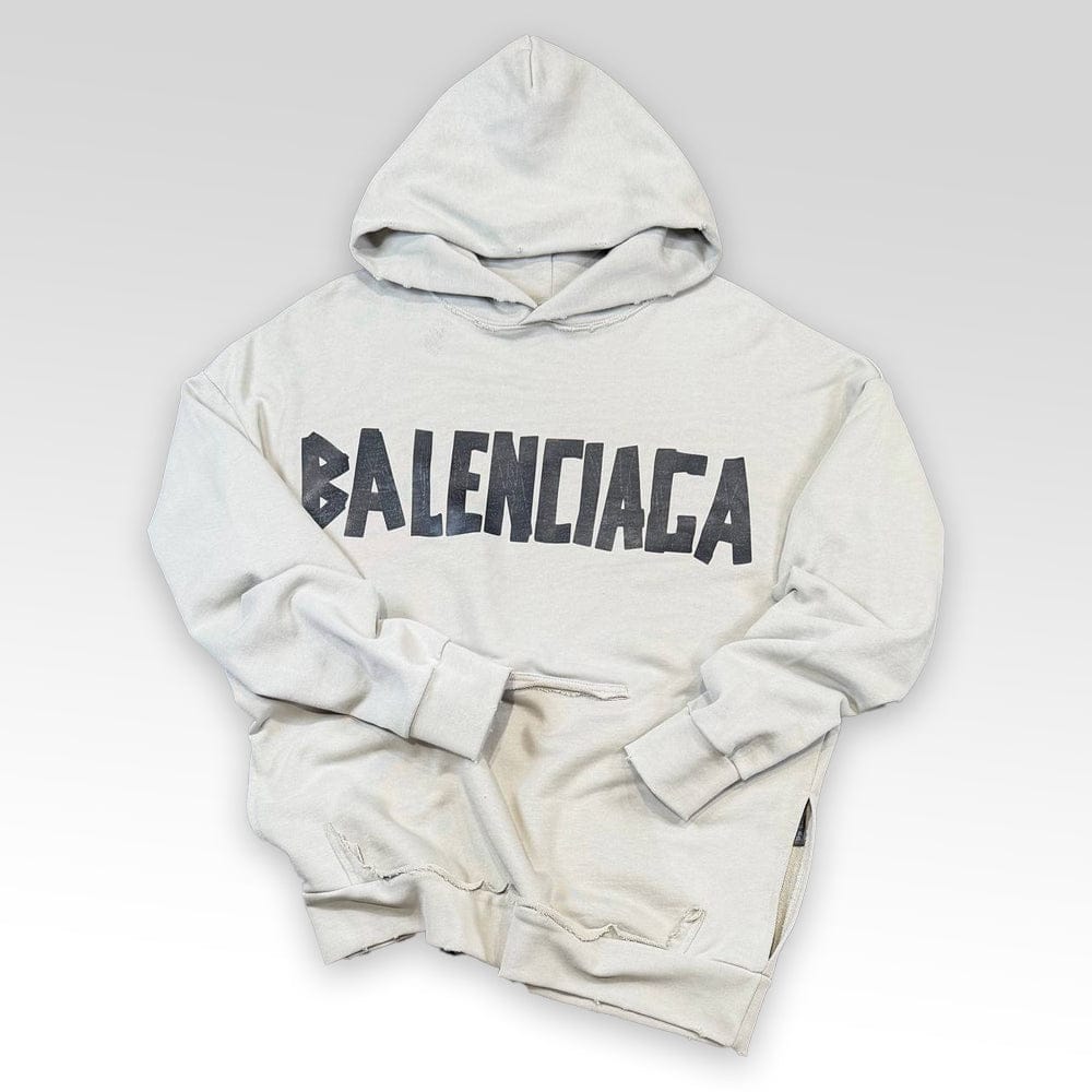 BALENCIAGA Faded Effect Oversized Hoodie