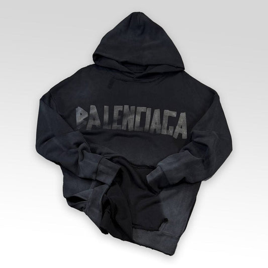 BALENCIAGA Faded Effect Oversized Hoodie