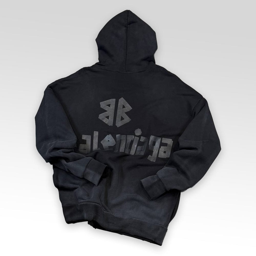 BALENCIAGA Faded Effect Oversized Hoodie
