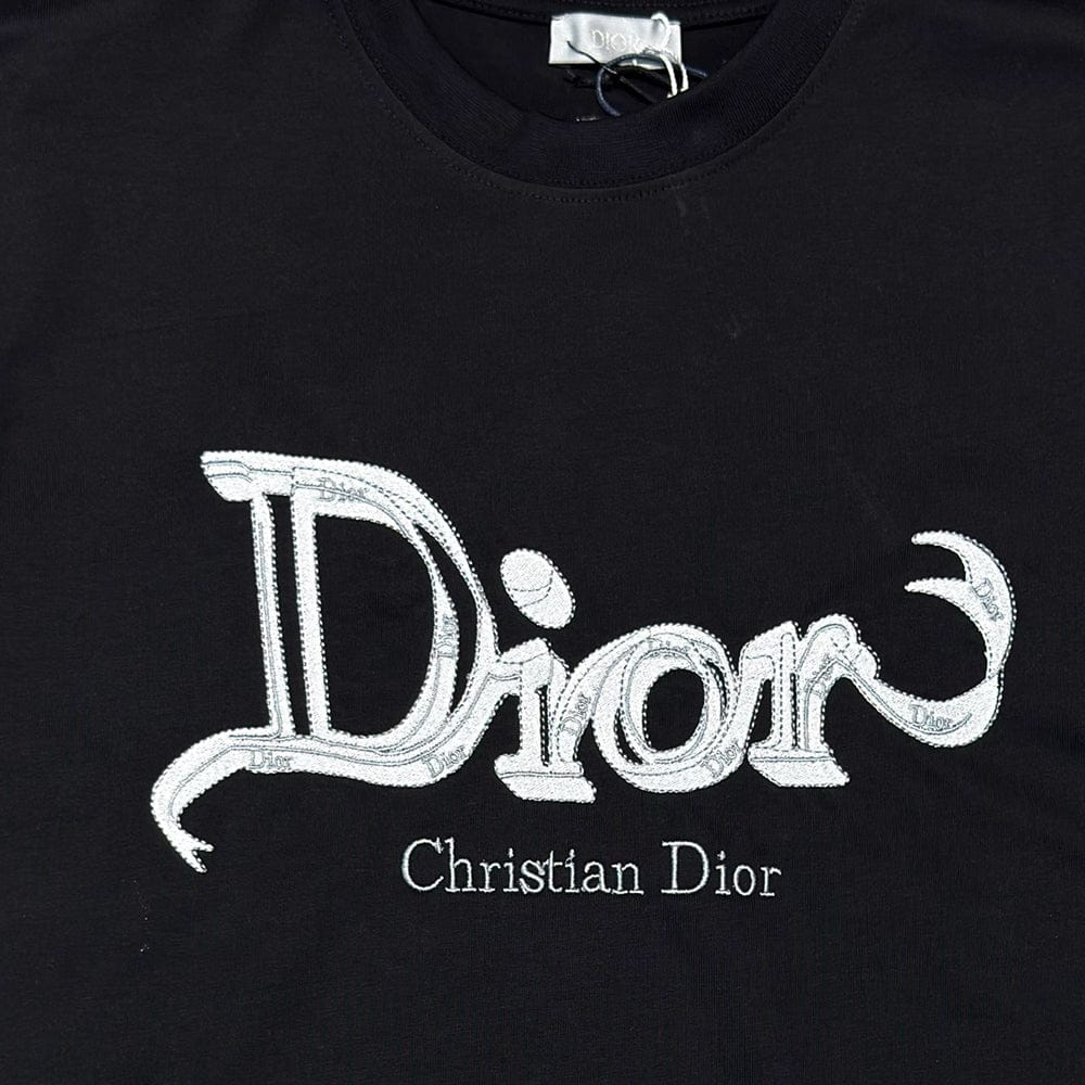DIOR Embroidered Logo T-shirt