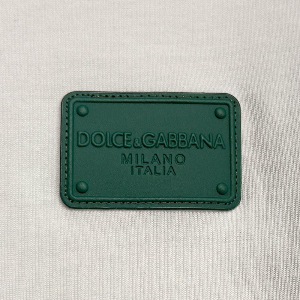 Cotton T-shirt With Branded Tag