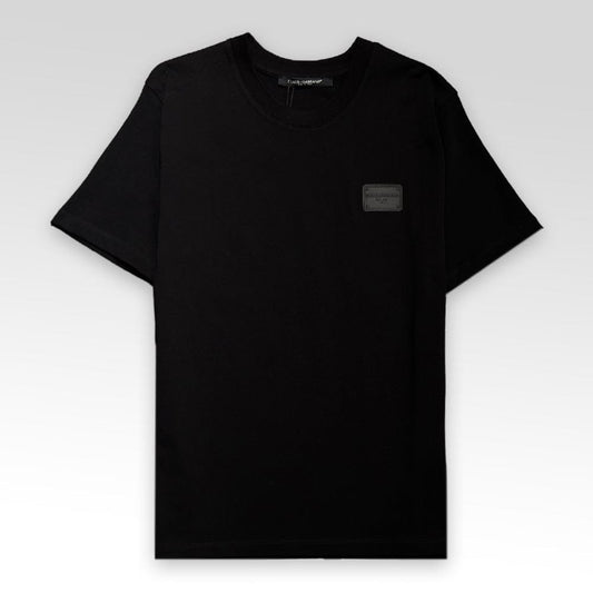Cotton T-shirt With Branded Tag