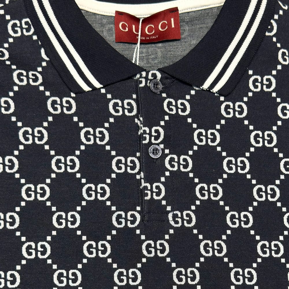 GUCCI GG short-sleeved polo shirt