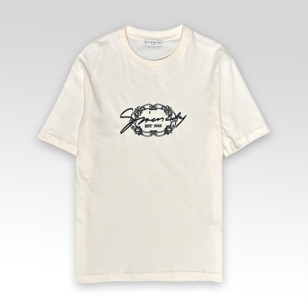 GIVENCHY Logo-embroidered Cotton T-shirt