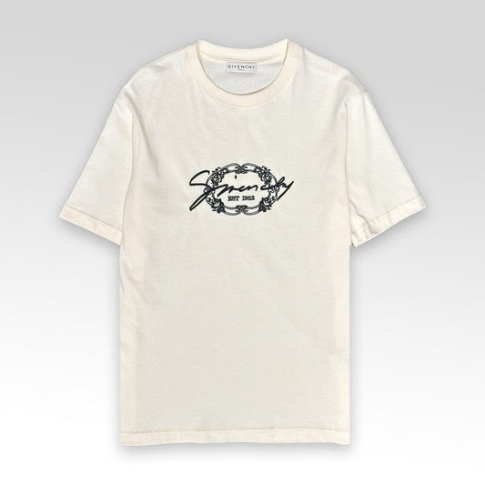 GIVENCHY Logo-embroidered Cotton T-shirt