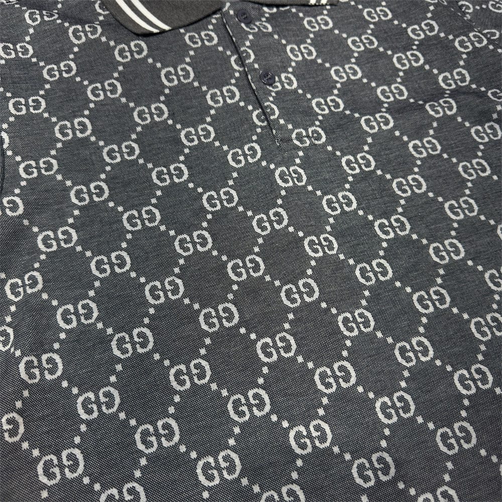 GUCCI GG Short-Sleeved Polo Shirt