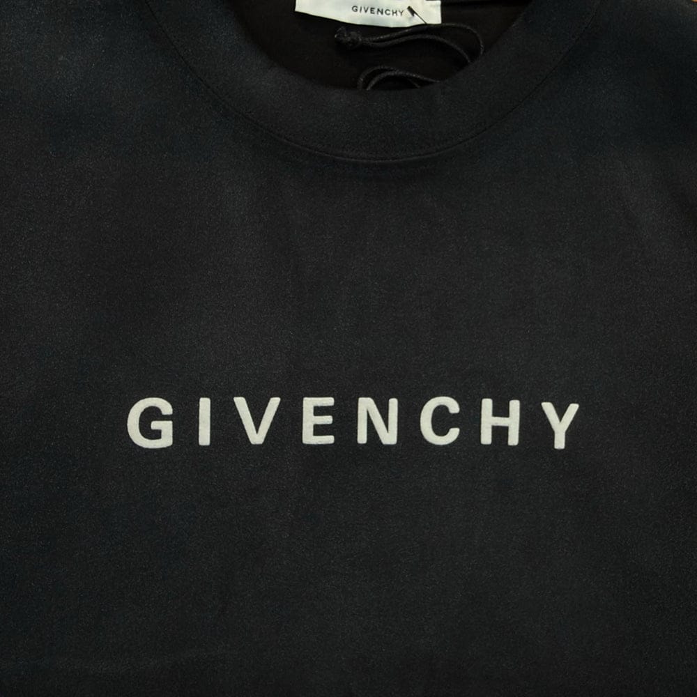 GIVENCHY Faded Effect T-Shirt With Embossed Logo
