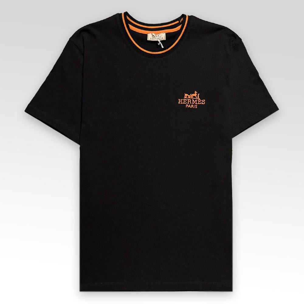 HERMES Logo Embroidered T-Shirt