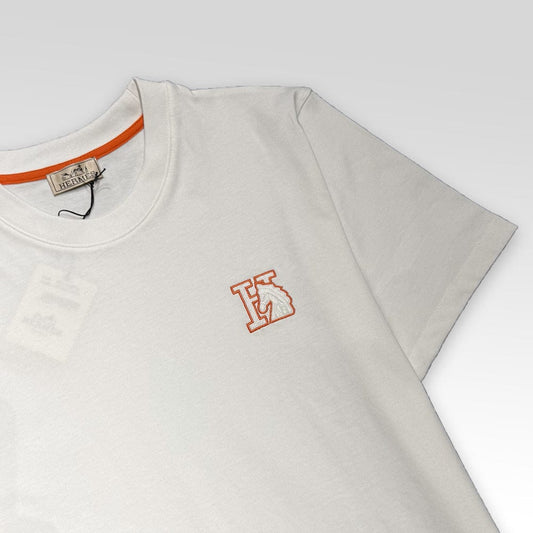 HERMES Logo embroidered T-Shirt