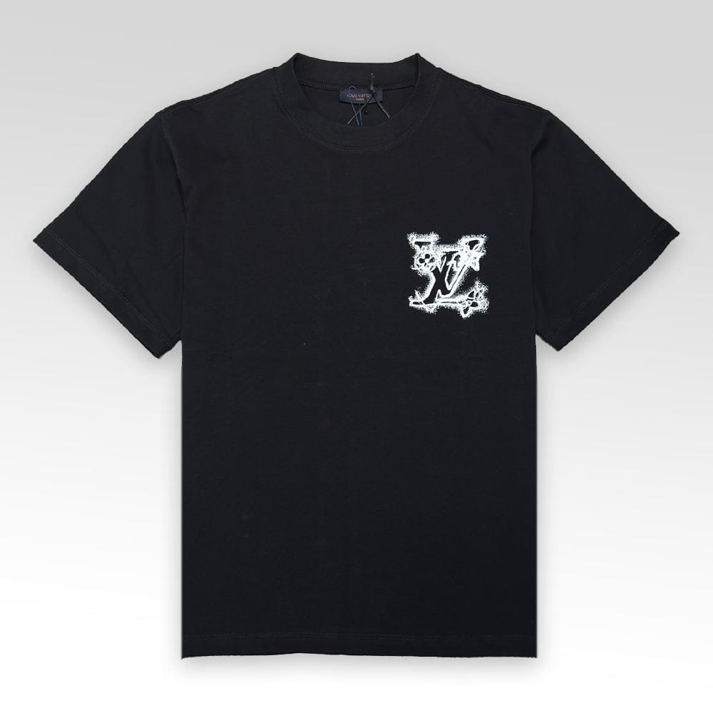 LV Print and Embroidered Signature T-Shirt