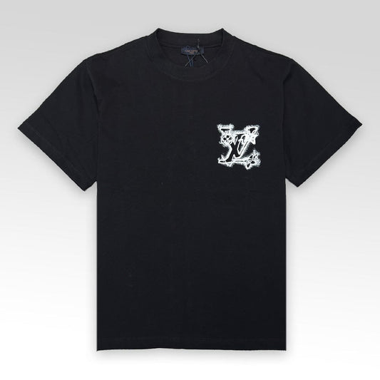 LV Print and Embroidered Signature T-Shirt