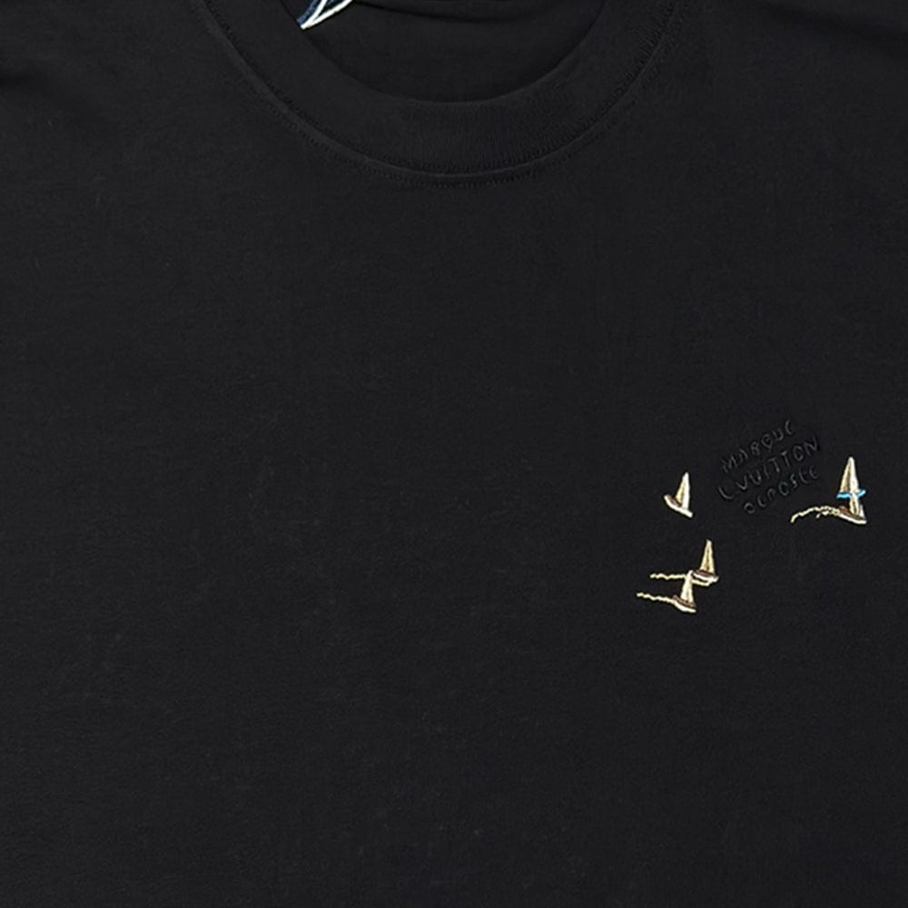 LV Logo embroidered T-Shirt