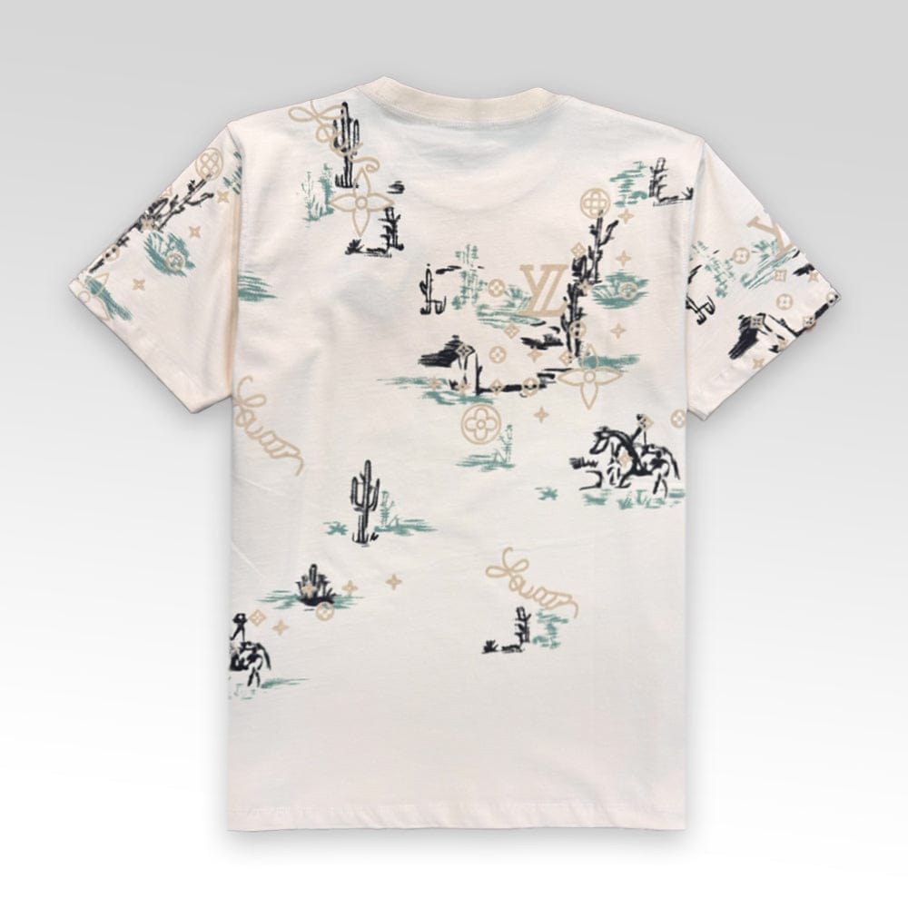 LV Flocked Logo T-Shirt