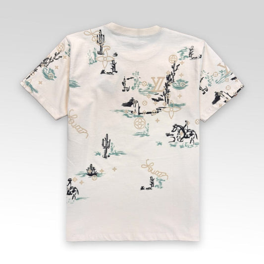 LV Flocked Logo T-Shirt