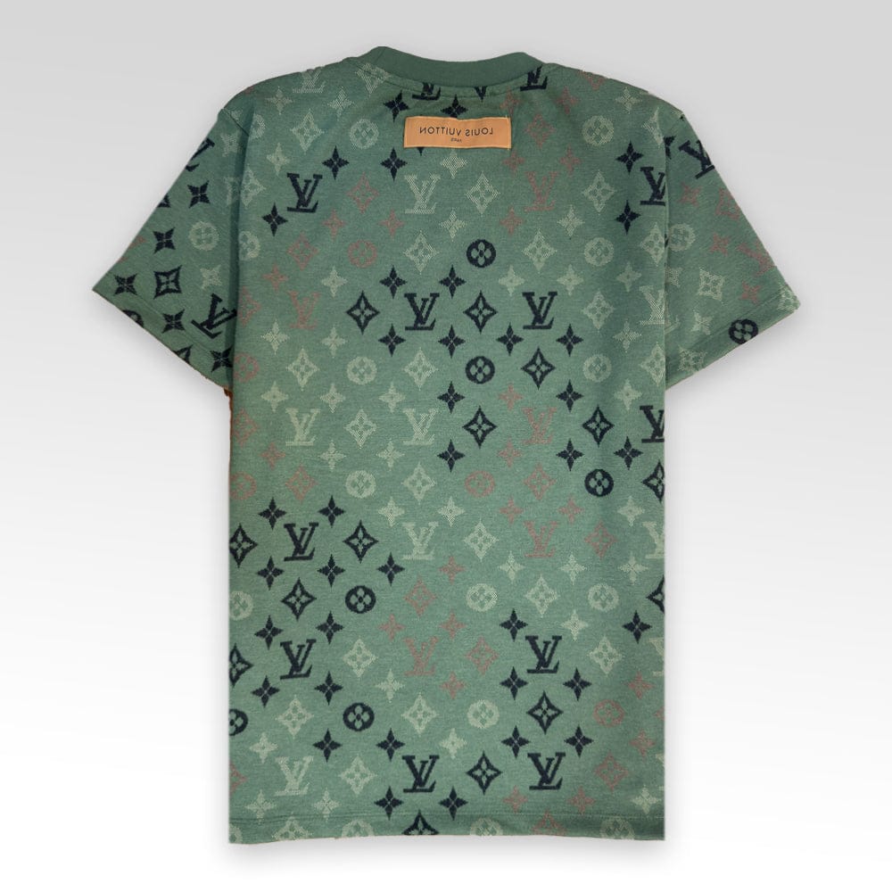 LV Monogram Jacquard Short-Sleeved T-Shirt