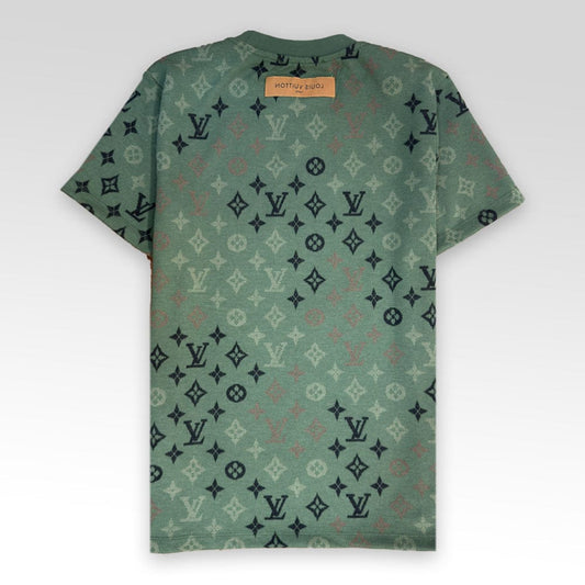 LV Monogram Jacquard Short-Sleeved T-Shirt