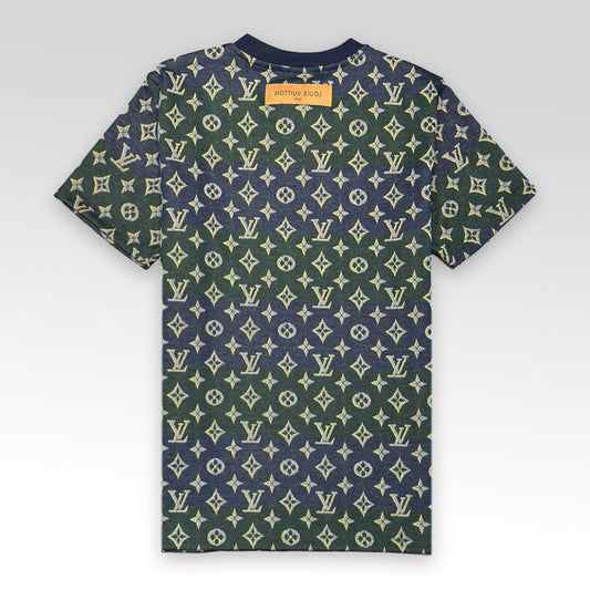 LV Monogram Jacquard Short-Sleeved T-Shirt