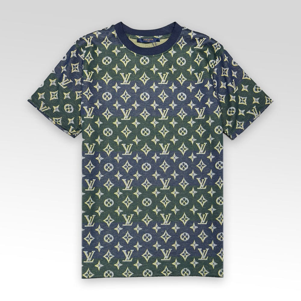 LV Monogram Jacquard Short-Sleeved T-Shirt