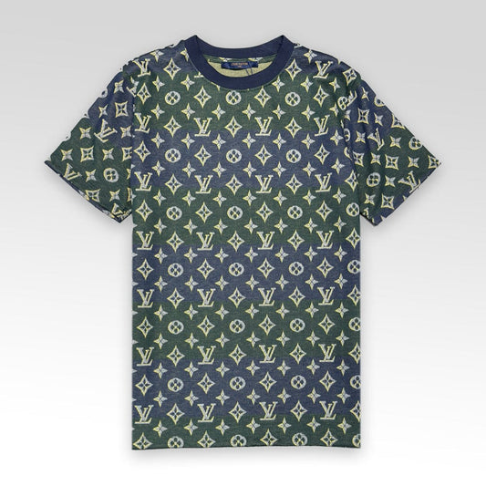 LV Monogram Jacquard Short-Sleeved T-Shirt