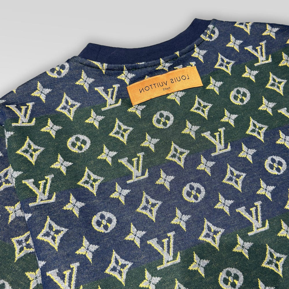 LV Monogram Jacquard Short-Sleeved T-Shirt