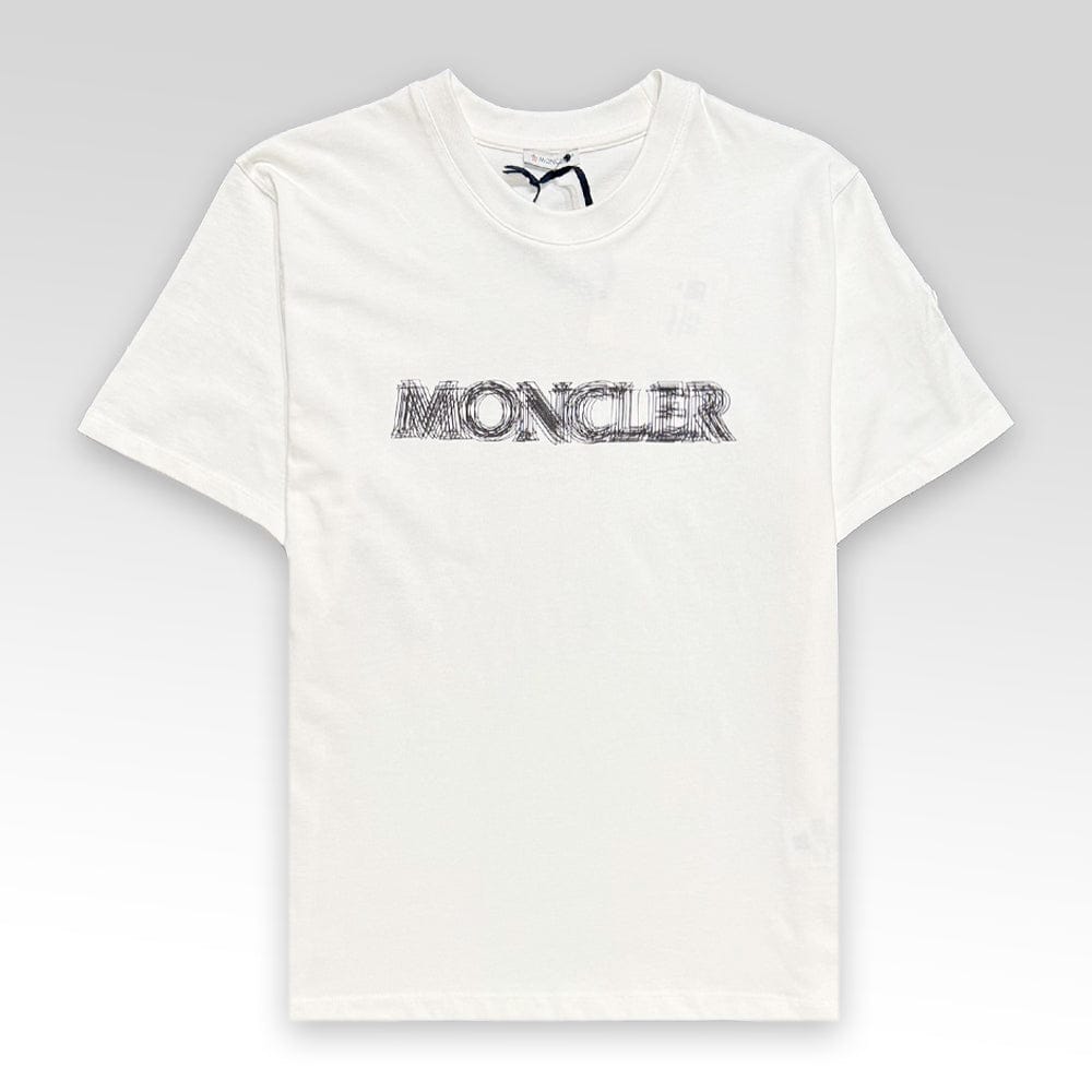 Blurred Logo Cotton T-shirt
