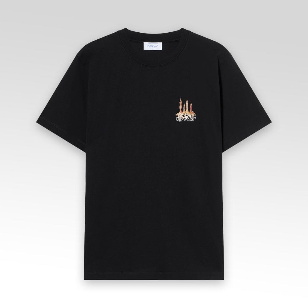 OFF-WHITE Graphic-Print Logo T-Shirt
